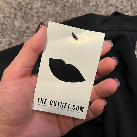 A.L.C. Black  Rhinestone Leopard Midi Skirt size 2 - Picture 4 of 10